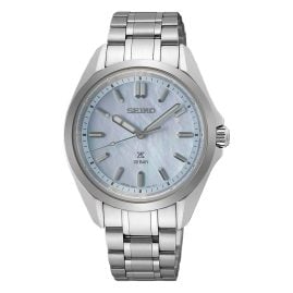 Seiko SUR607J1 Prospex Sea Damenuhr Stahl/Perlmutt Hellblau 20 bar