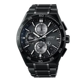 Seiko SSH179J1 Astron GPS Solar Men's Watch Chronograph Titanium/Black