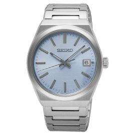 Seiko SUR599P1 Herren-Armbanduhr Edelstahl/Hellblau