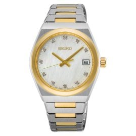Seiko SUR604P1 Damenuhr Klassik Quarz Zweifarbig
