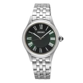 Seiko SUR611P1 Damenuhr Klassik Quarz Edelstahl/Grün