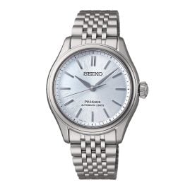 Seiko SPB521J1 Presage Armband-Uhr Automatik Stahl/Hellblau