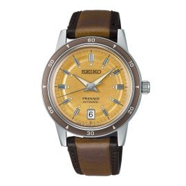 Seiko SRPL75J1 Presage Style 60's Herren-Armbanduhr Automatik Braun