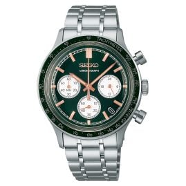 Seiko SSB481P1 Herren-Chronograph Grün/Roségoldfarben