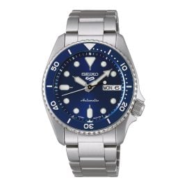 Seiko SRPL77K1 Sports Unisex-Armbanduhr Automatik Blau 38 mm