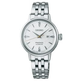 Seiko SRE017J1 Presage Damenuhr Automatik Silberfarben