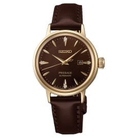 Seiko SRE020J1 Presage Damen-Armbanduhr Automatik Dunkelbraun