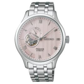 Seiko SSA465J1 Presage Armbanduhr Automatik Japanese Garden Rosafarben