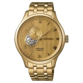 Seiko SSA468J1 Presage Automatic Watch Japanese Garden Gold Tone