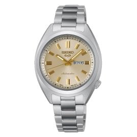 Seiko SRE023K1 5 Sports Damenuhr Automatik Stahl/Champagner