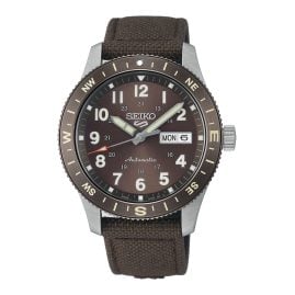 Seiko HDB009K1 Men´s Automatic Wristwatch Dark Brown