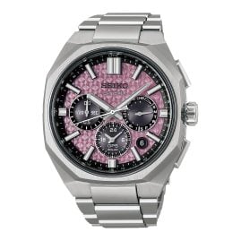 Seiko HAB006J1 Astron GPS Solaruhr für Herren Chronograph Titan/Rosa LE