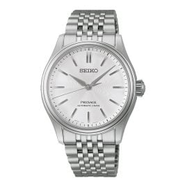 Seiko HCC001J1 Presage Herrenuhr Automatik Silberfarben