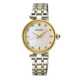 Seiko HGH007P1 Armbanduhr für Frauen Quarz Zweifarbig