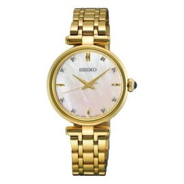 Seiko HGH008P1 Damen-Armbanduhr Quarz Goldfarben