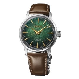 Seiko HCB002J1 Presage Herrenuhr Automatik Cocktail Time Braun/Grün