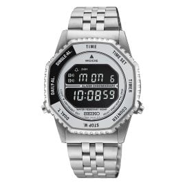 Seiko HFL002P1 Unisex Digitaluhr Chronograph Rotocall Schwarz