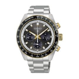 Seiko HBJ002P1 Prospex Speedtimer Herren-Solaruhr Chronograph Bicolor