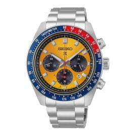 Seiko HBJ004P1 Prospex Speedtimer Men's Solar Chronograph Orange