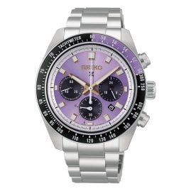 Seiko HBJ005P1 Prospex Speedtimer Herrenuhr Solar Chronograph Lila LE