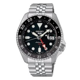 Seiko 5 Sports SSK001K1 Men's Watch Automatic GMT Steel/Black