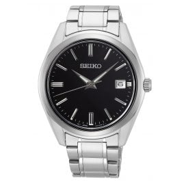 Seiko SUR311P1 Herrenuhr mit Saphirglas schwarz
