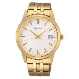 Seiko SUR404P1 Herren-Armbanduhr Quarz Goldfarben