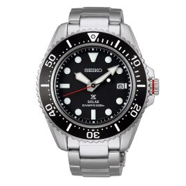 Seiko SNE589P1 Prospex Sea Men's Watch Solar Diving Watch Black