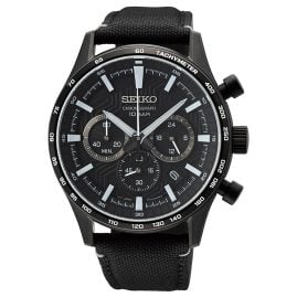 Seiko SSB417P1 Men's Watch Chronograph Black