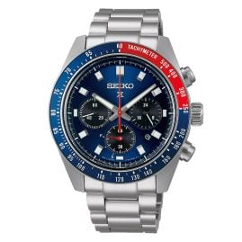 Seiko SSC913P1 Prospex Speedtimer Men's Watch Solar Blue/Red