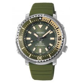 Seiko SRPF83K1 Prospex Sea Men's Diving Watch Automatic Dark Green/Beige
