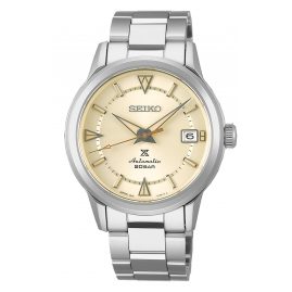 Seiko SPB241J1 Prospex Land Wristwatch Alpinist Steel/Cream