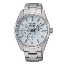 Seiko SPB305J1 Presage Men's Watch Automatic Sharp Edged Steel/White