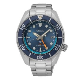 Seiko SFK001J1 Prospex Sea Men's Watch Solar Diver GMT Steel/Blue