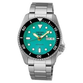 Seiko 5 Sports SRPK33K1 Unisex Automatic Watch Steel/Turquoise