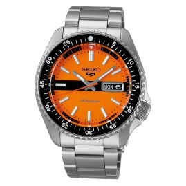 Seiko 5 Sports SRPK11K1 Men's Wristwatch Automatic Orange Special Edition