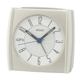 Seiko QHE205W Alarm Clock Quartz Small White