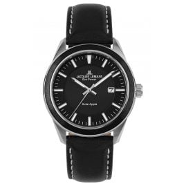 Jacques Lemans 1-2116A Eco-Power Men's Watch Solar Black