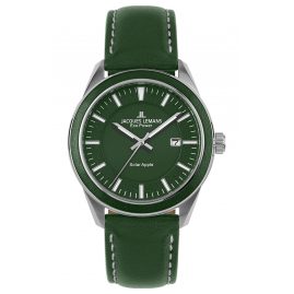 Jacques Lemans 1-2116B Eco-Power Men's Watch Solar Dark Green