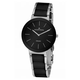 Jacques Lemans 42-8A Wristwatch in Unisex Size Monaco Steel/Black