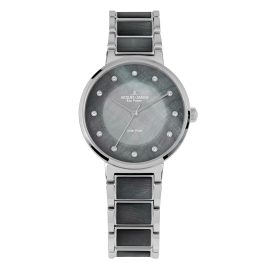 Jacques Lemans 1-2108A Ladies' Wristwatch Solar Eco Power Steel/Grey