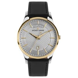 Jacques Lemans 1-2193E Men's Watch London Quartz Two Tone