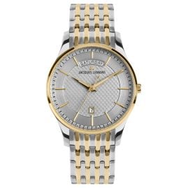 Jacques Lemans 1-2193J Wristwatch for Men London Quartz Bicolour
