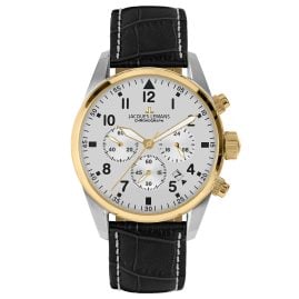 Jacques Lemans 42-2E Men's Watch Chronograph Sport Black/Two Tone
