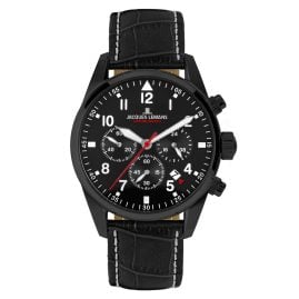 Jacques Lemans 42-2F Men's Watch Chronograph Sport Black