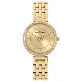 Jacques Lemans 1-2212E Damenuhr Milano Goldfarben