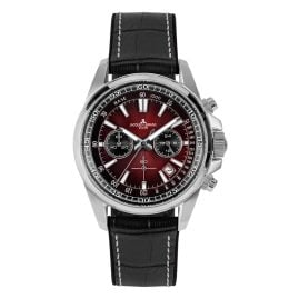 Jacques Lemans 1-2117ZP Men's Watch Chronograph Liverpool Black/Red