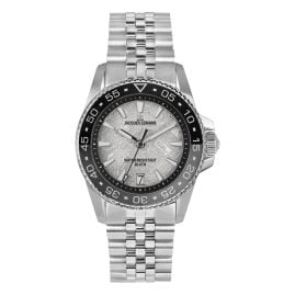 Jacques Lemans 1-2205L Herren-Taucheruhr Liverpool Diver Stahl/Grau 20 bar