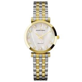 Jacques Lemans D-12B Damen-Armbanduhr Diamond Watches mit Perlmutt