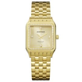 Jacques Lemans D-15C Damen-Quarzuhr Diamond Watches Goldfarben